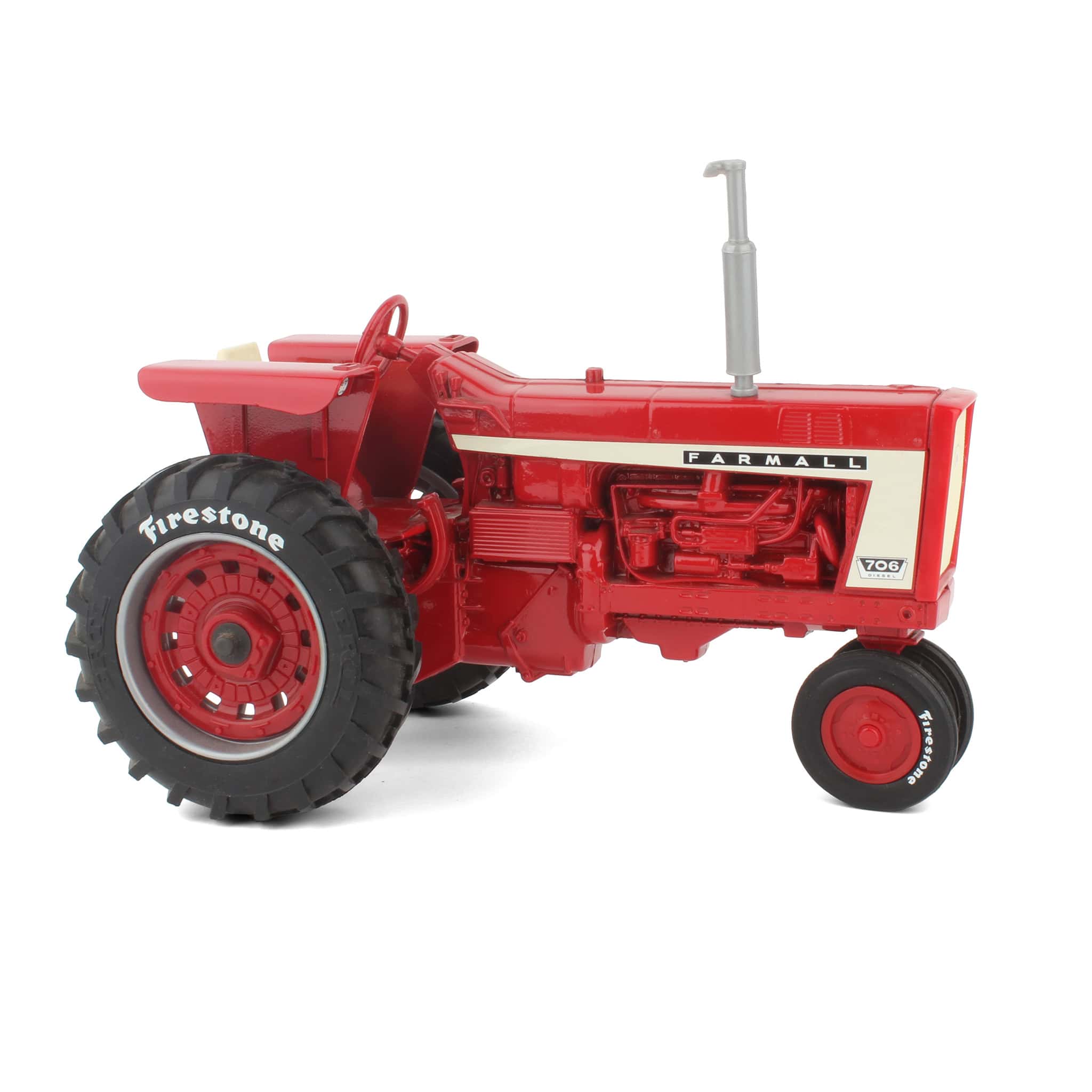 1/16 1963 IH Farmall 706 Tractor by ERTL, Firestone Farm Tires, Limited Edition 1 of 5000 - Image 3