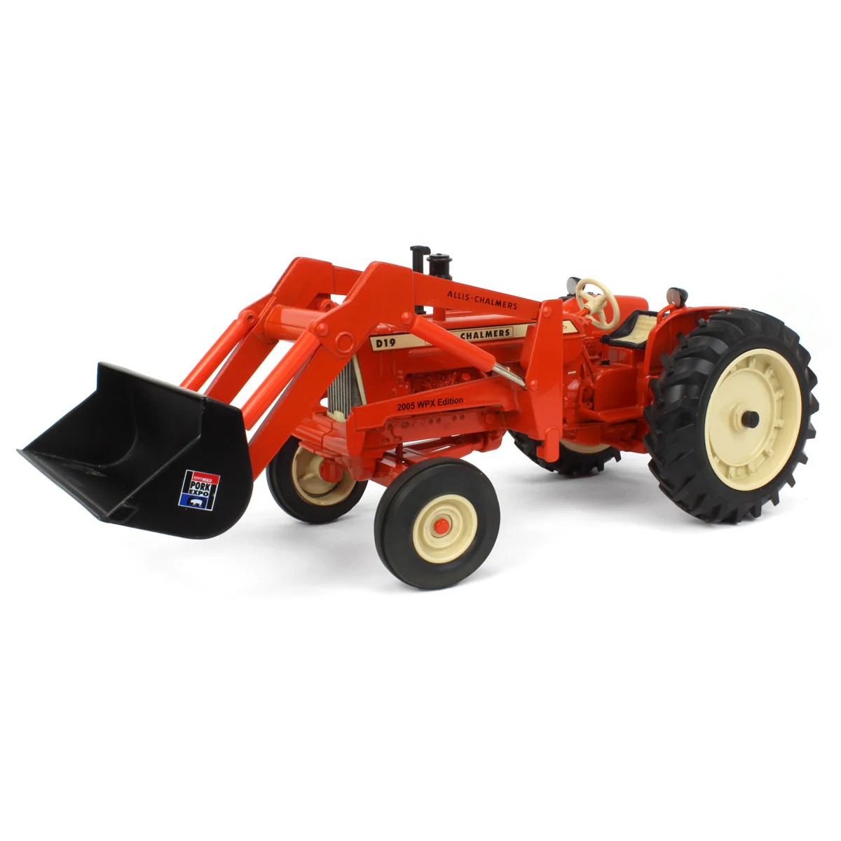 1/16 Allis Chalmers D-19 Tractor with Loader by ERTL, 2005 World Pork Expo, 2nd in Series