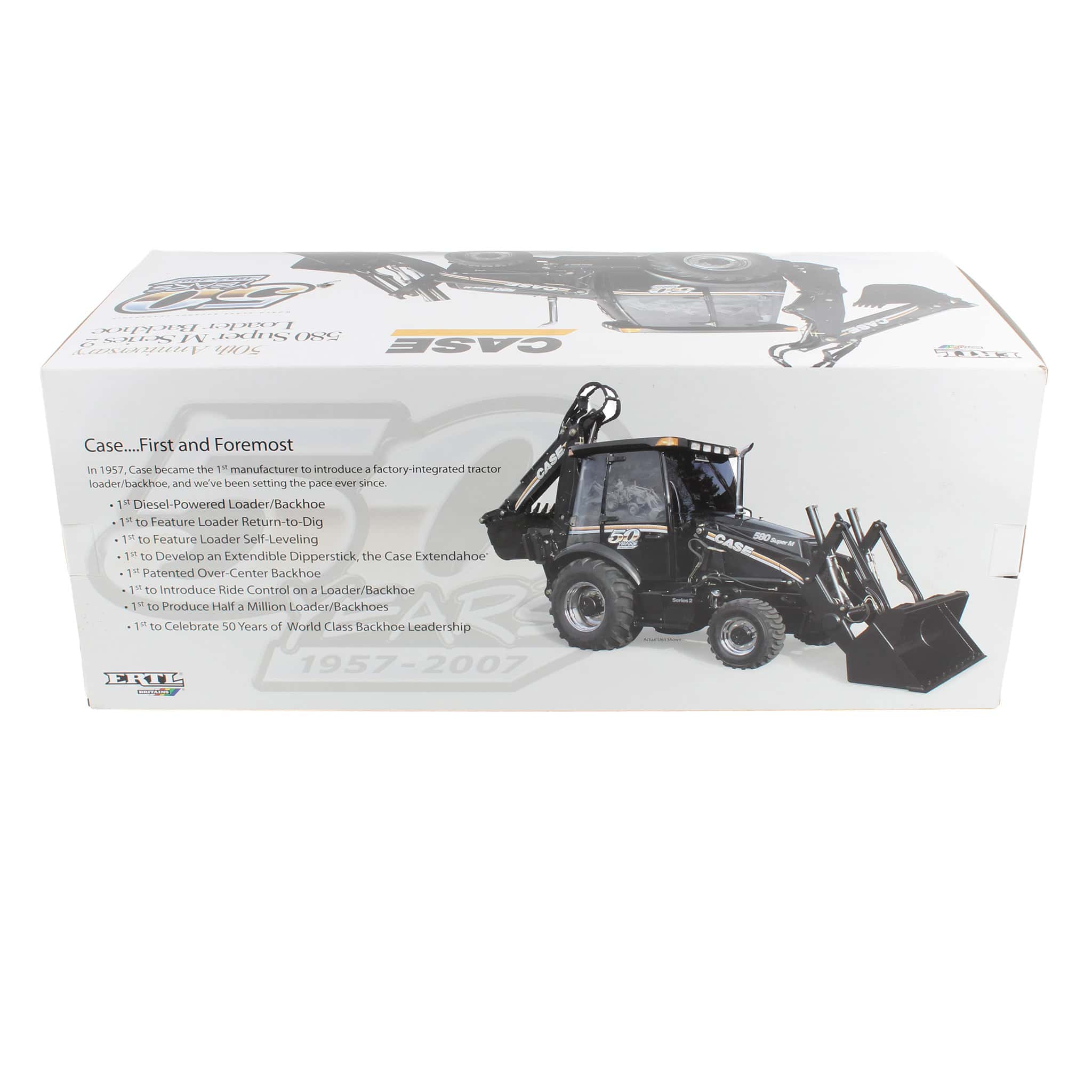 1/16 Limited Edition Case 580 Super M Series 2 Loader Backhoe, 50th Anniversary Precision by ERTL - Image 2