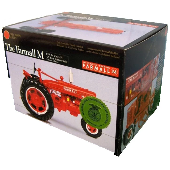1/16 McCormick Deering Farmall M Tractor, FFA & Case IH 50 Year Partnership Limited Edition Percision Series by ERTL