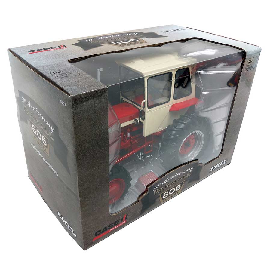 1/16 Limited Edition IH Farmall 806 Diesel Tractor, 50th Anniversary, by ERTL - Image 3