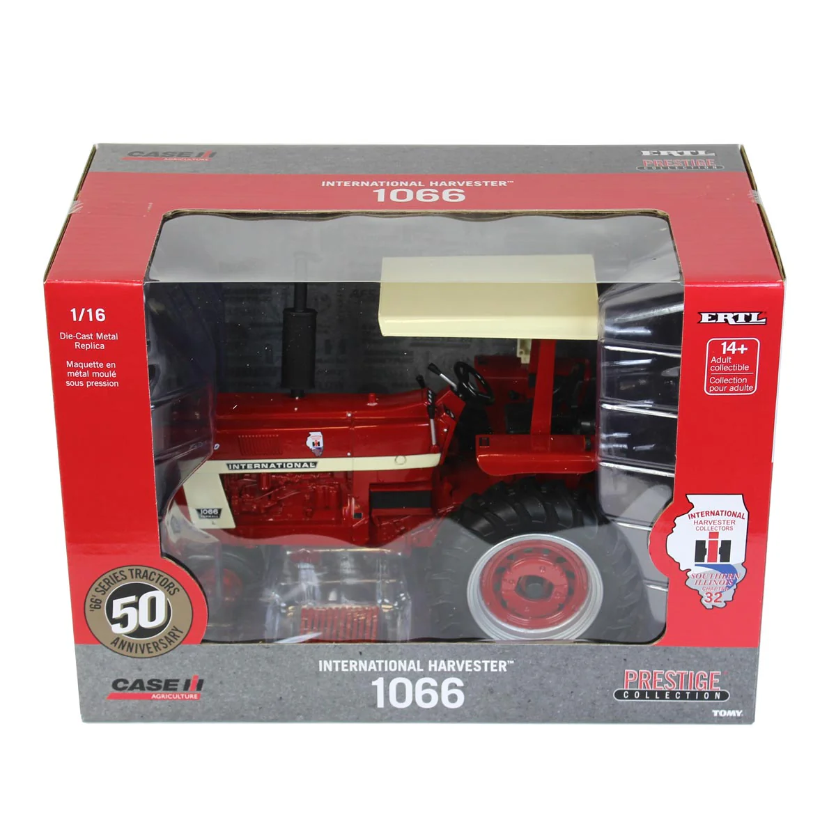 1/16 International 1066 Tractor with Narrow Front, 2021 Red Power Round Up Limited Edition - Image 7