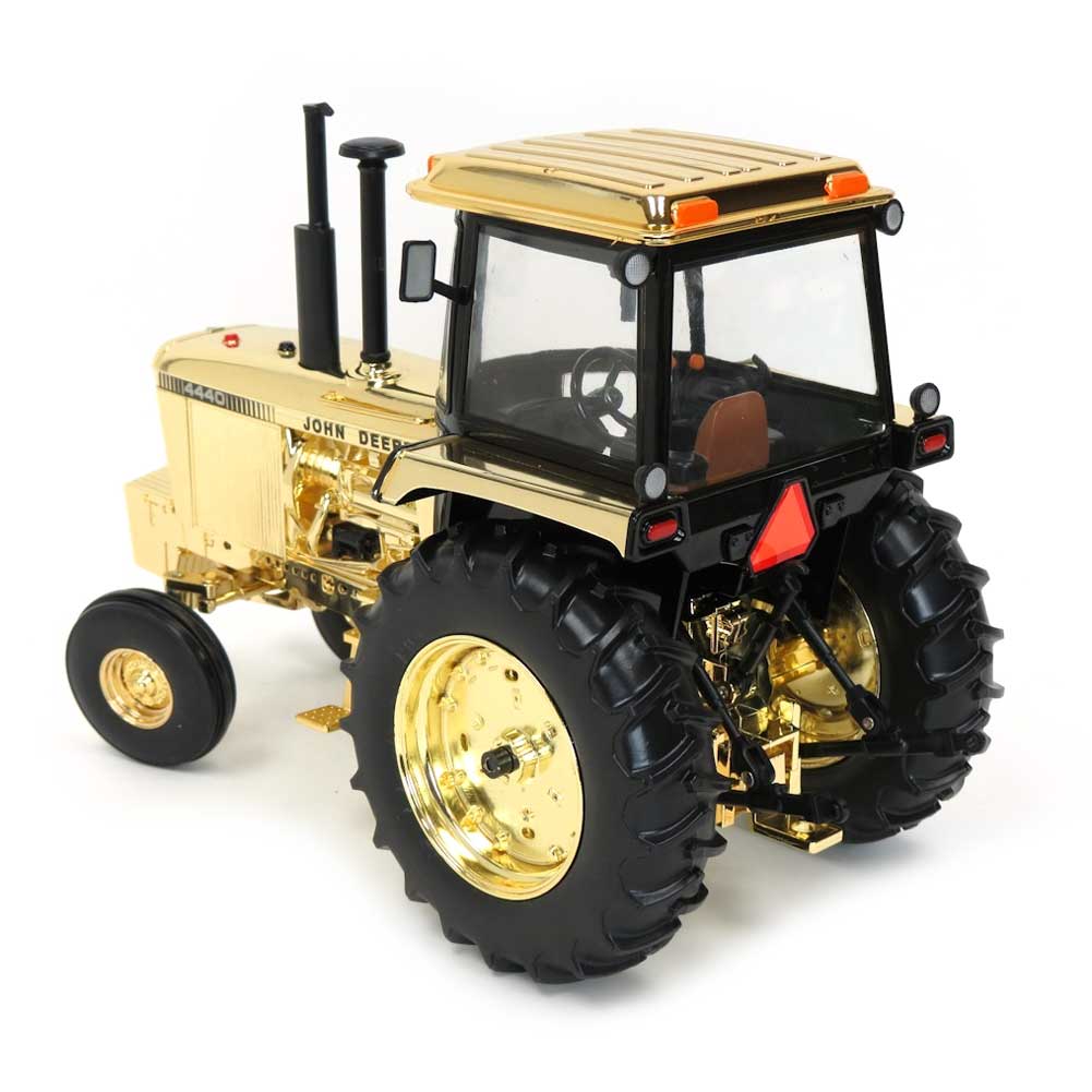 1/16 John Deere 4440 Tractor by ERTL, John Deere 175th Anniversary Gold Chrome Version - Image 2