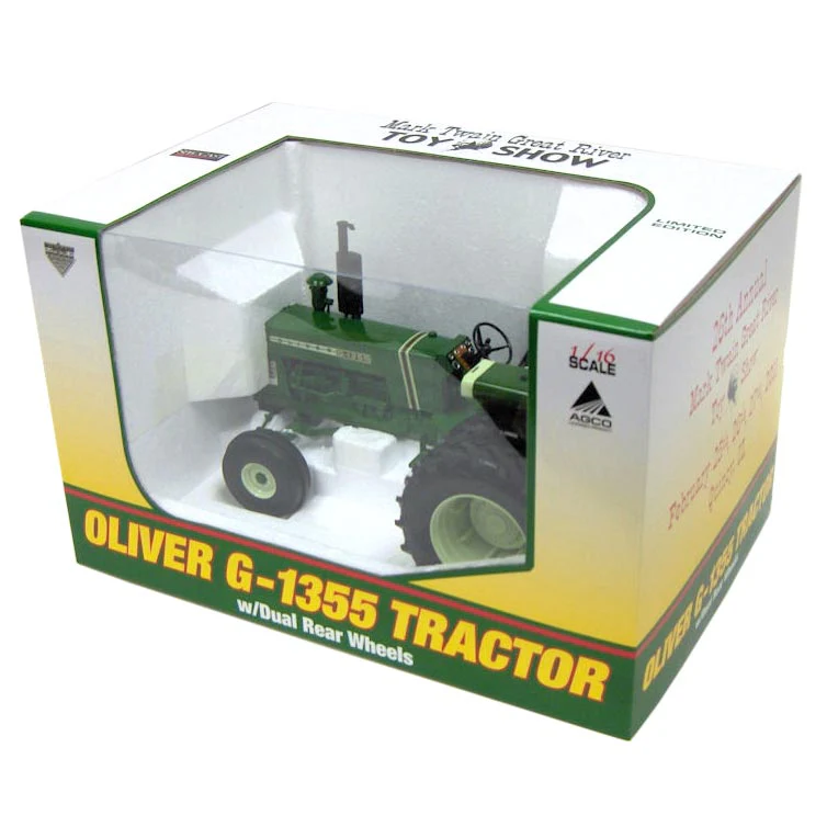 1/16 Oliver G-1355 Tractor with Duals by SpecCast, 2011 Mark Twain Great River Toy Show