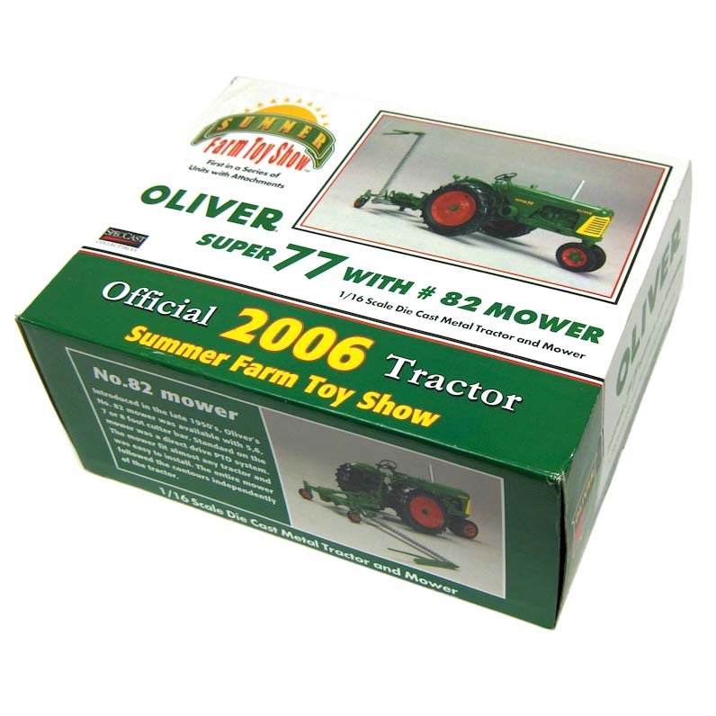 1/16 Oliver Super 77 with Sickle Mower Limited Edition by SpecCast, 2006 Summer Farm Toy Show - Image 2