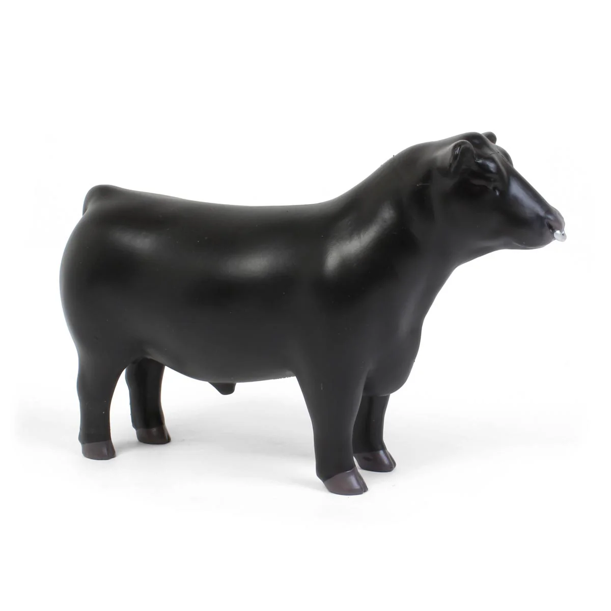 1/16 Little Buster Toys Black Angus Show Bull with Nose Ring - Image 2