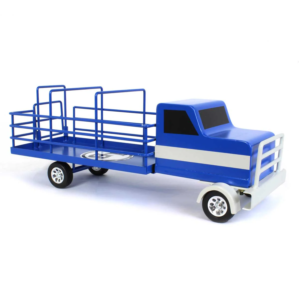 1/16 Little Buster Toys Blue Cattle Truck - Image 2