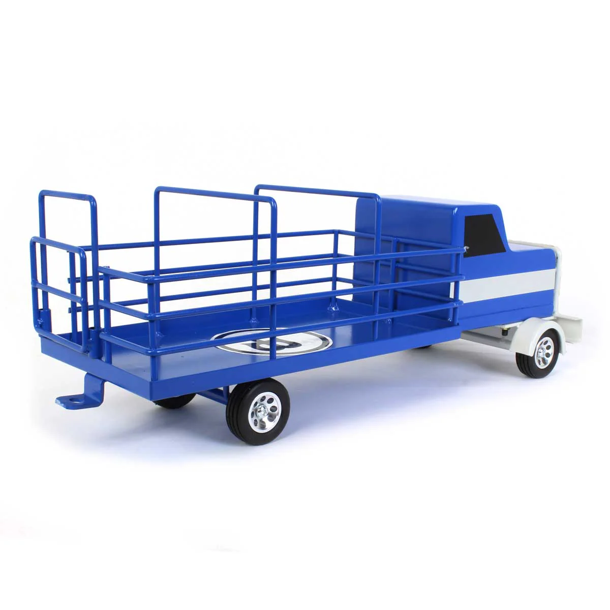 1/16 Little Buster Toys Blue Cattle Truck - Image 3