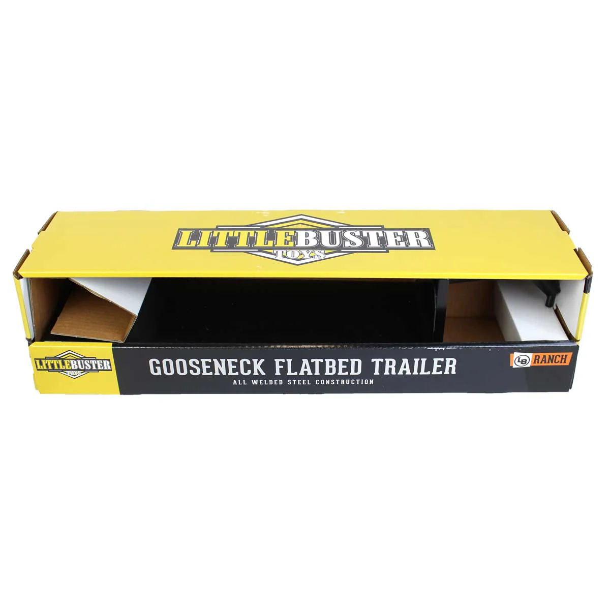 1/16 Little Buster Toys Gooseneck Flatbed Trailer - Image 4