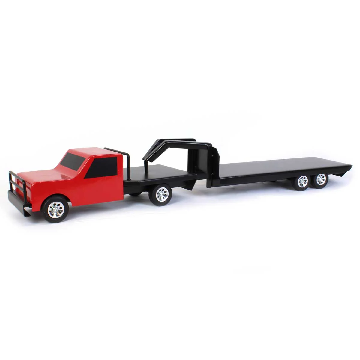 1/16 Little Buster Toys Gooseneck Flatbed Trailer - Image 5
