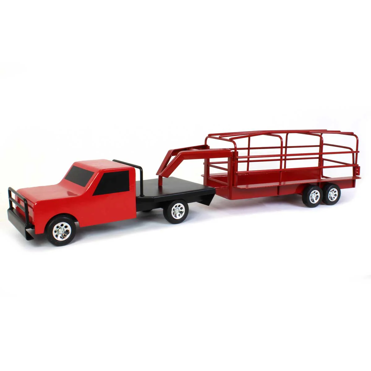 1/16 Little Buster Toys Gooseneck Ranch Trailer - Image 4