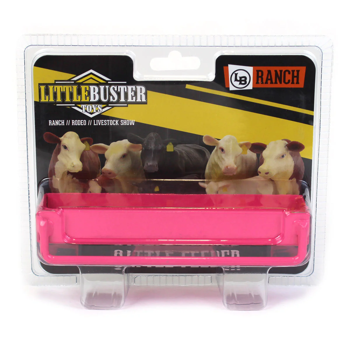 1/16 Little Buster Toys Pink Cattle Bunk Feeder - Image 2