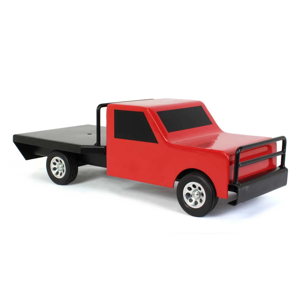 1/16 Little Buster Toys Red Flatbed Farm Truck - Image 2