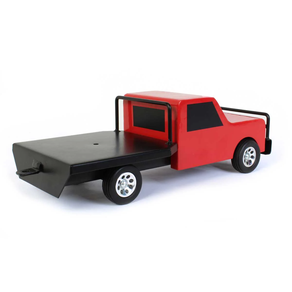 1/16 Little Buster Toys Red Flatbed Farm Truck - Image 3