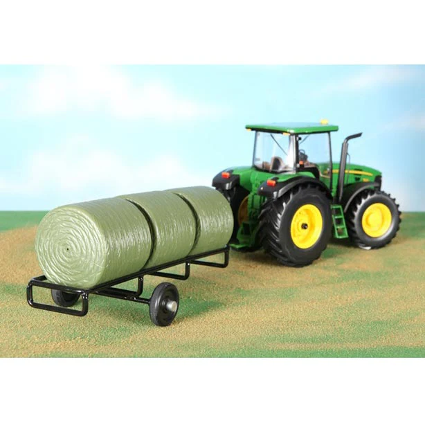 1/16 Little Buster Toys Round Hay Bale Trailer - Image 2
