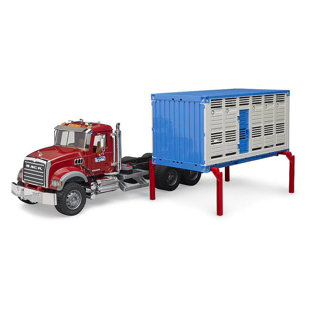 1/16 Mack Granite Cattle Transportation Truck by Bruder - Image 4