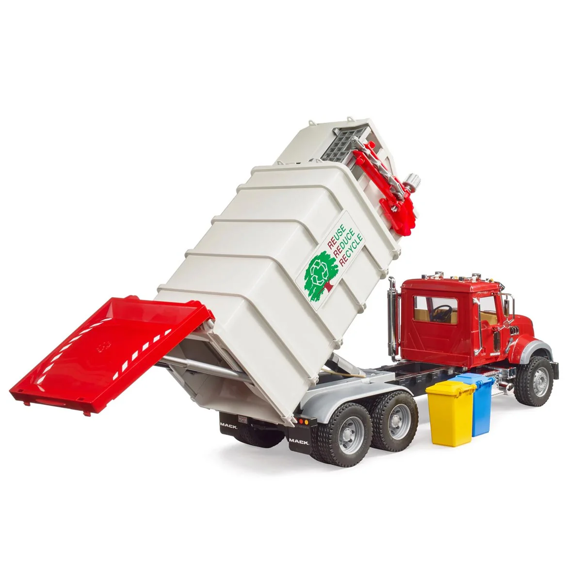 1/16 MACK Granite Side Loading Garbage Truck by Bruder - Image 4