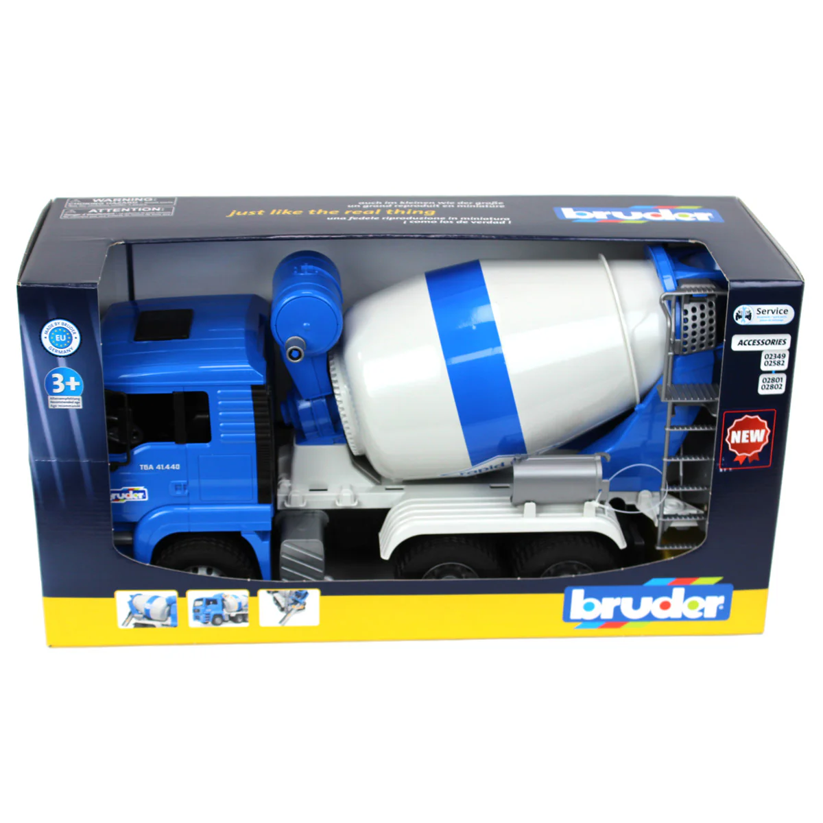 1/16 Man TGA Cement Mixer Truck by Bruder - Image 6