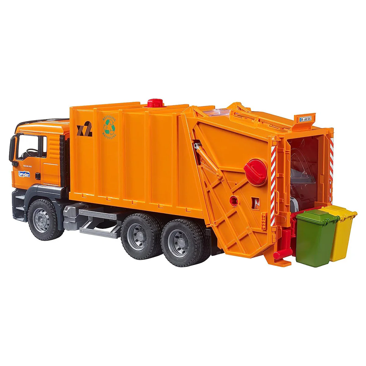 1/16 MAN TGS Orange Garbage Truck by Bruder - Image 4