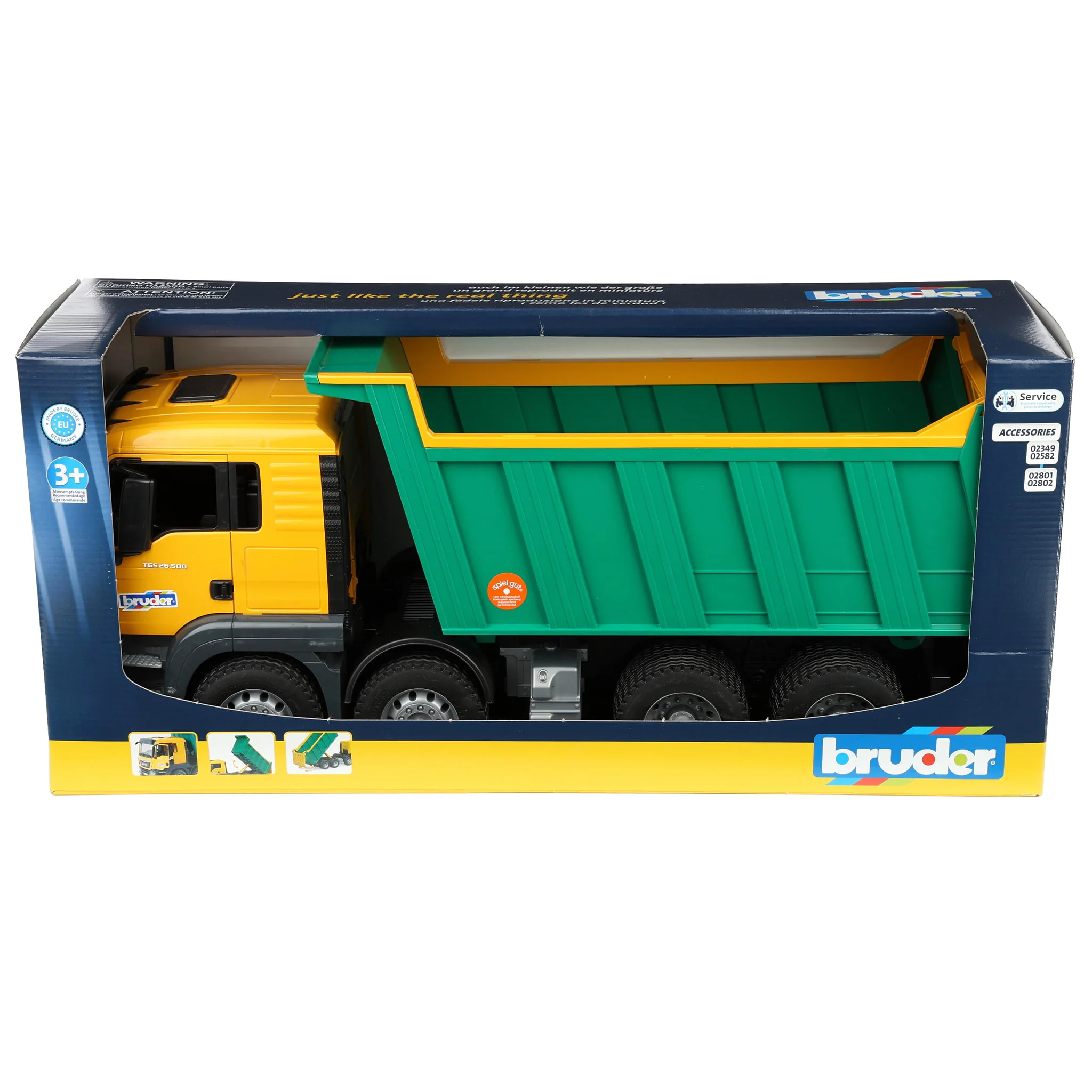 1/16 MAN TGS Tipper Truck by Bruder - Image 6