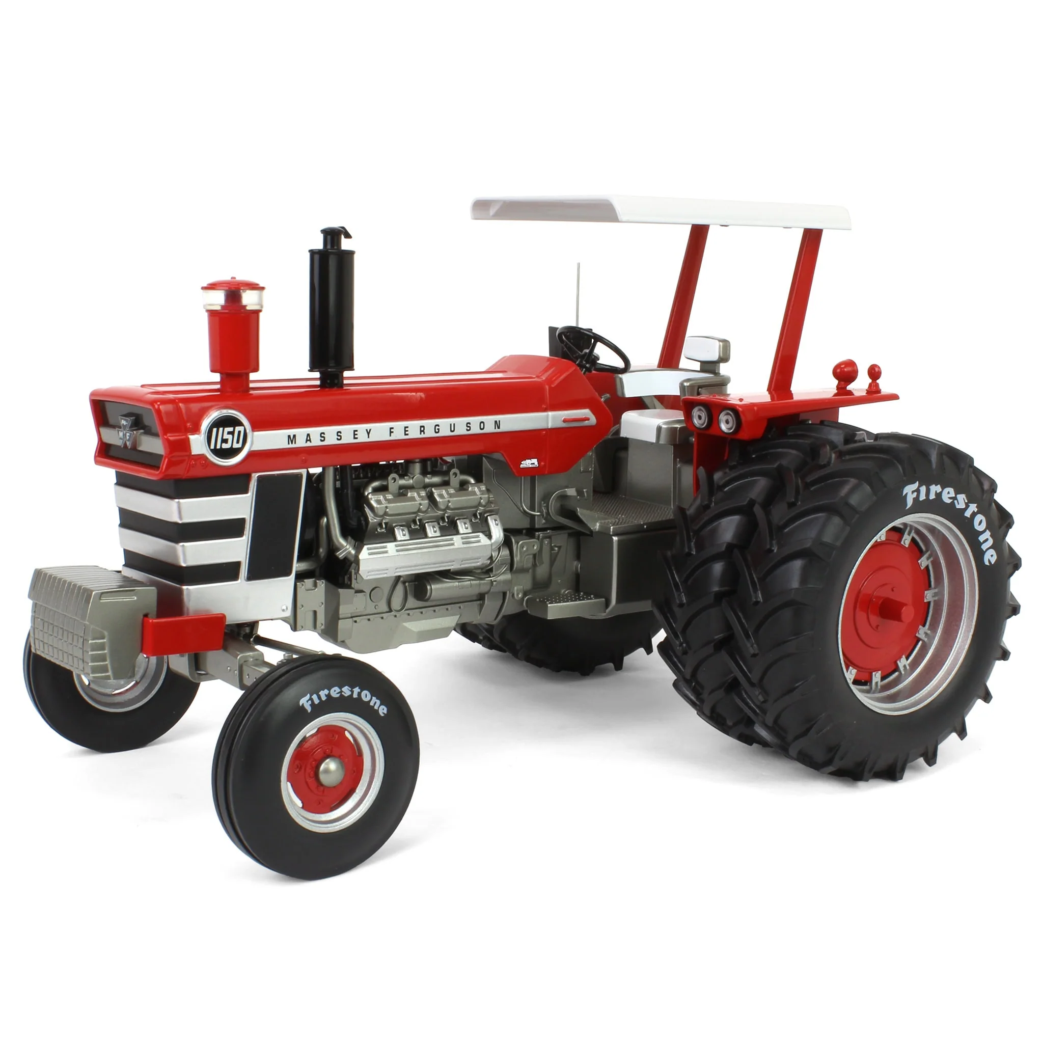 1/16 Massey Ferguson 1150 Tractor with Firestone Tires, Canopy & Duals by SpecCast, 1st in Outback Toys Exclusive 20th Century Series