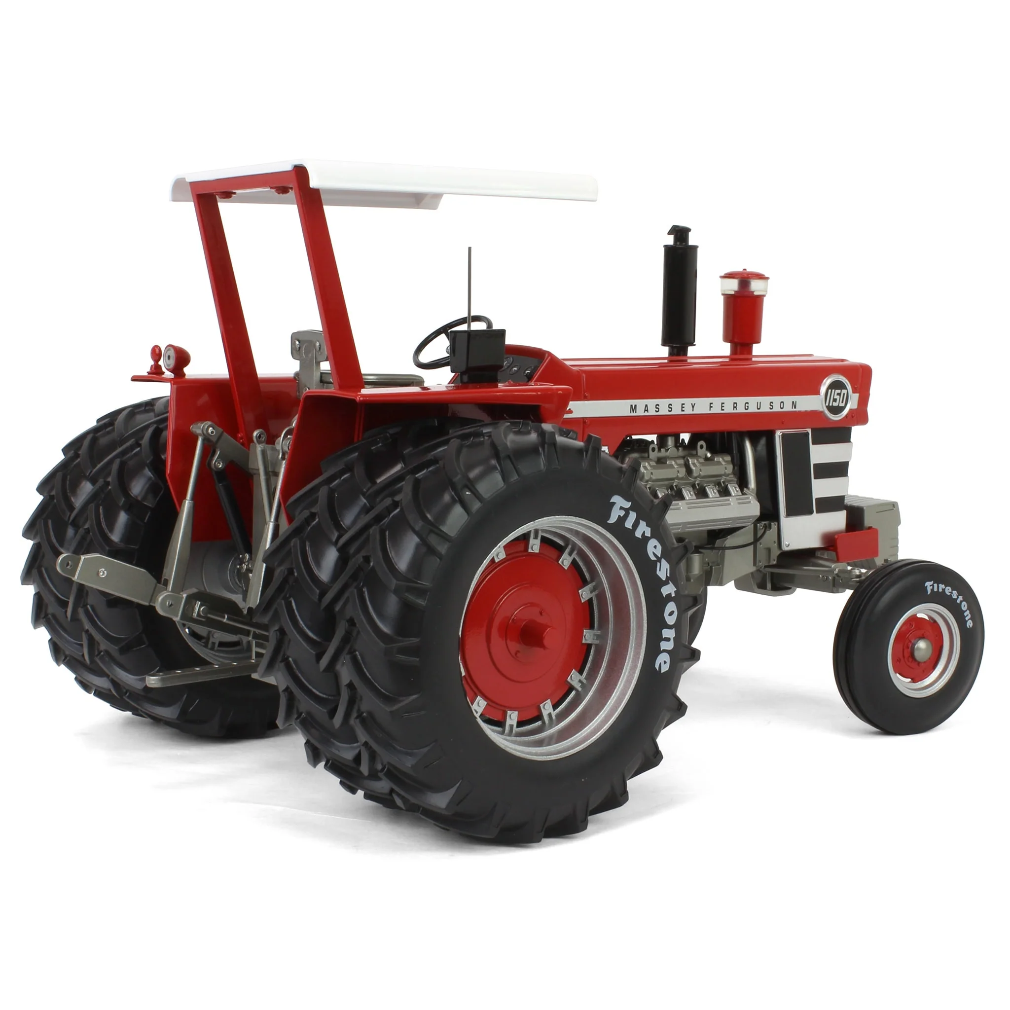 1/16 Massey Ferguson 1150 Tractor with Firestone Tires, Canopy & Duals by SpecCast, 1st in Outback Toys Exclusive 20th Century Series - Image 3