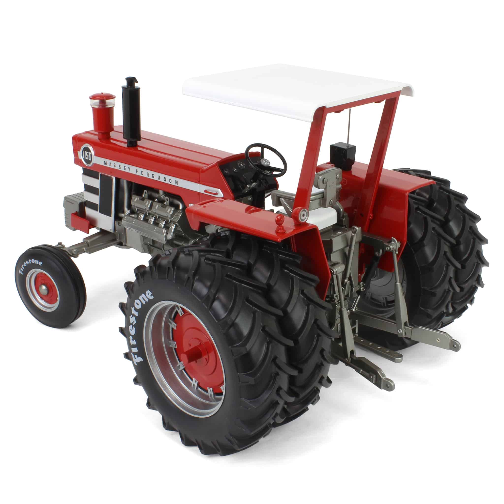 1/16 Massey Ferguson 1150 Tractor with Firestone Tires, Canopy & Duals by SpecCast, 1st in Outback Toys Exclusive 20th Century Series - Image 4