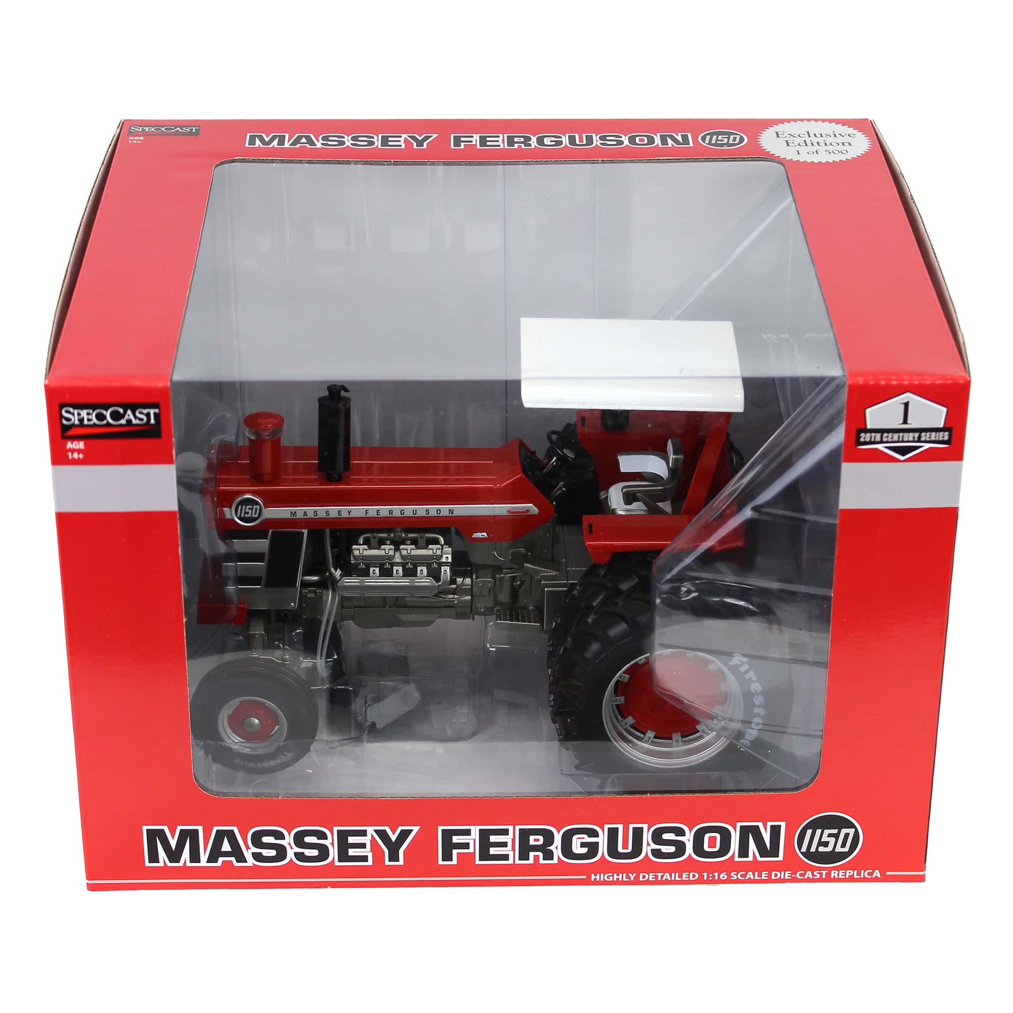 1/16 Massey Ferguson 1150 Tractor with Firestone Tires, Canopy & Duals by SpecCast, 1st in Outback Toys Exclusive 20th Century Series - Image 7