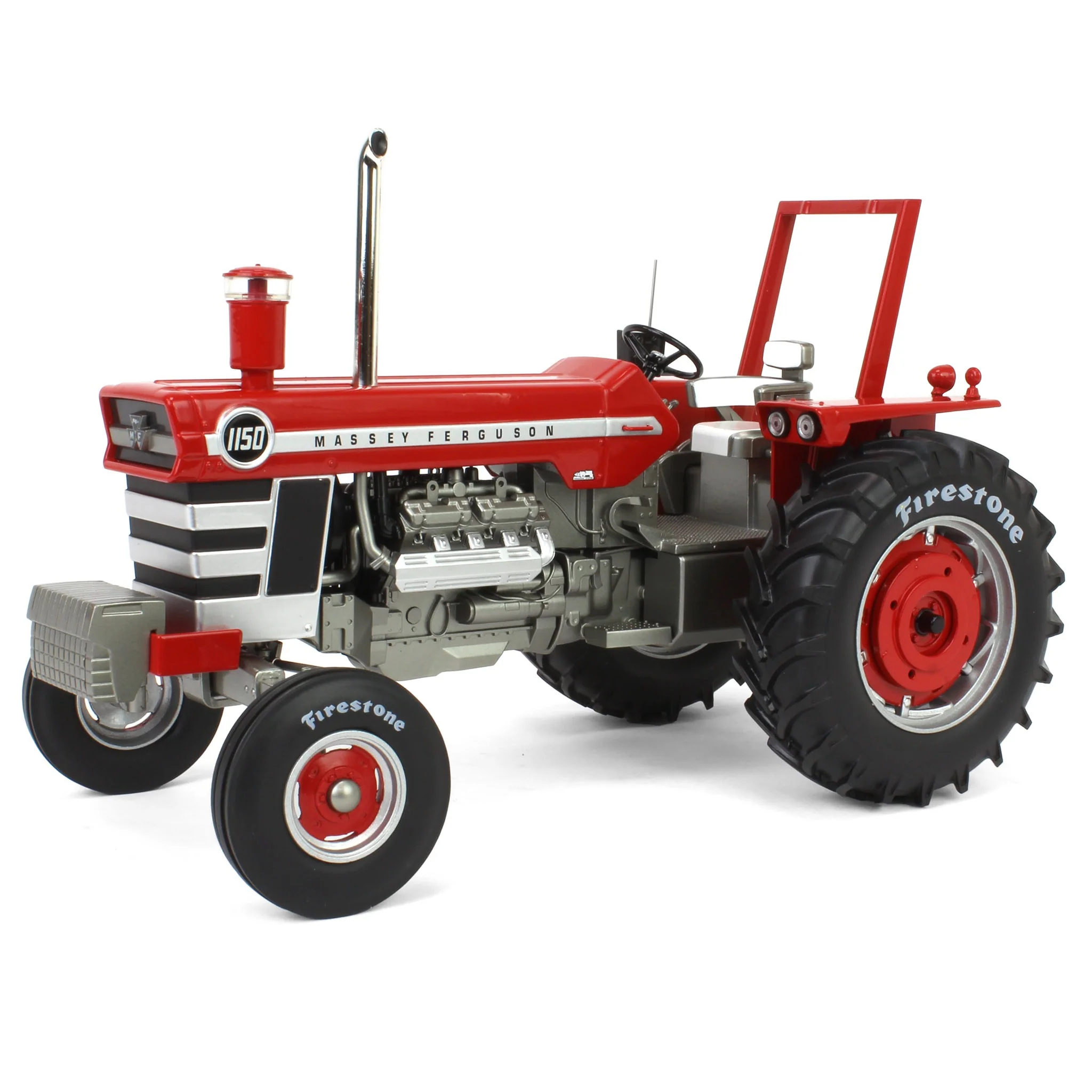 1/16 Massey Ferguson 1150 Tractor with Firestone Tires, ROPS & Chrome Stack by SpecCast, 1st in Outback Toys Exclusive 20th Century Series