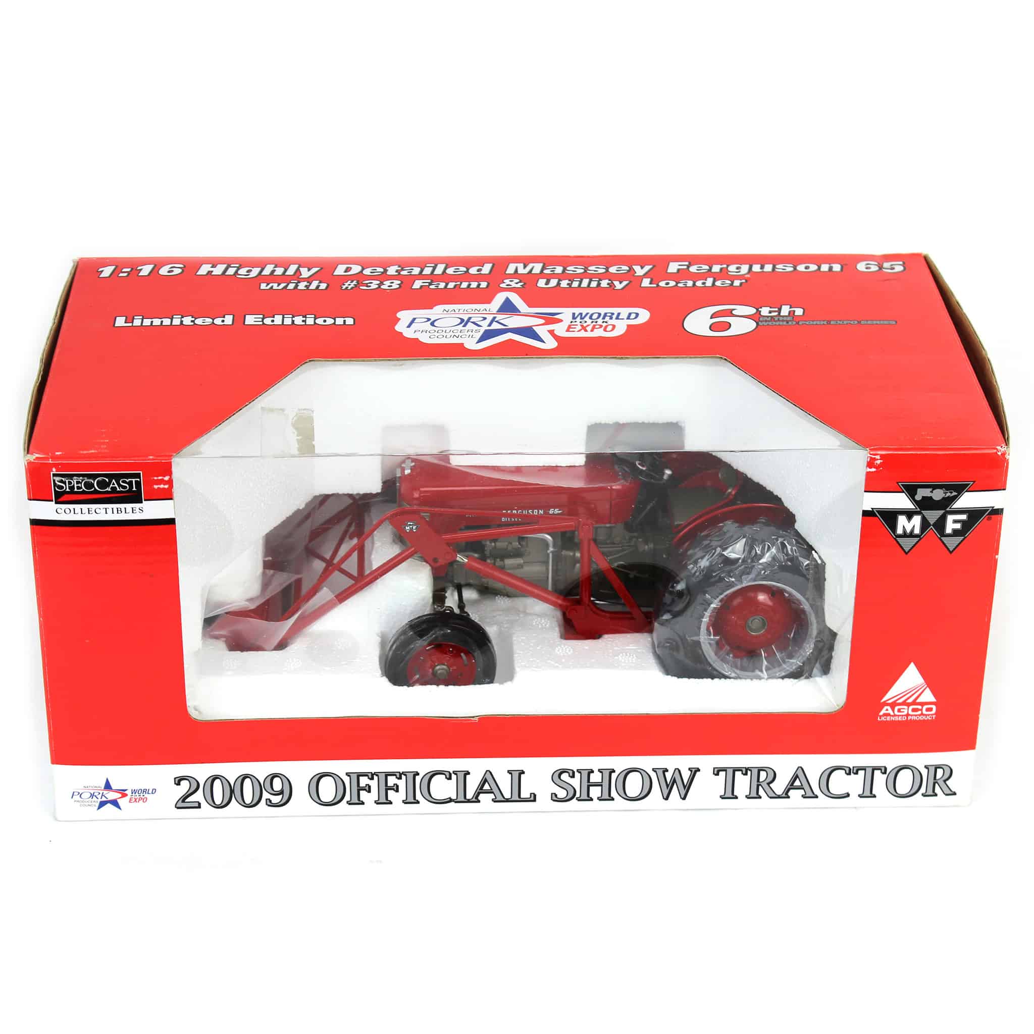 1/16 Massey Ferguson 65 with Loader, 2009 World Pork Expo - Image 4