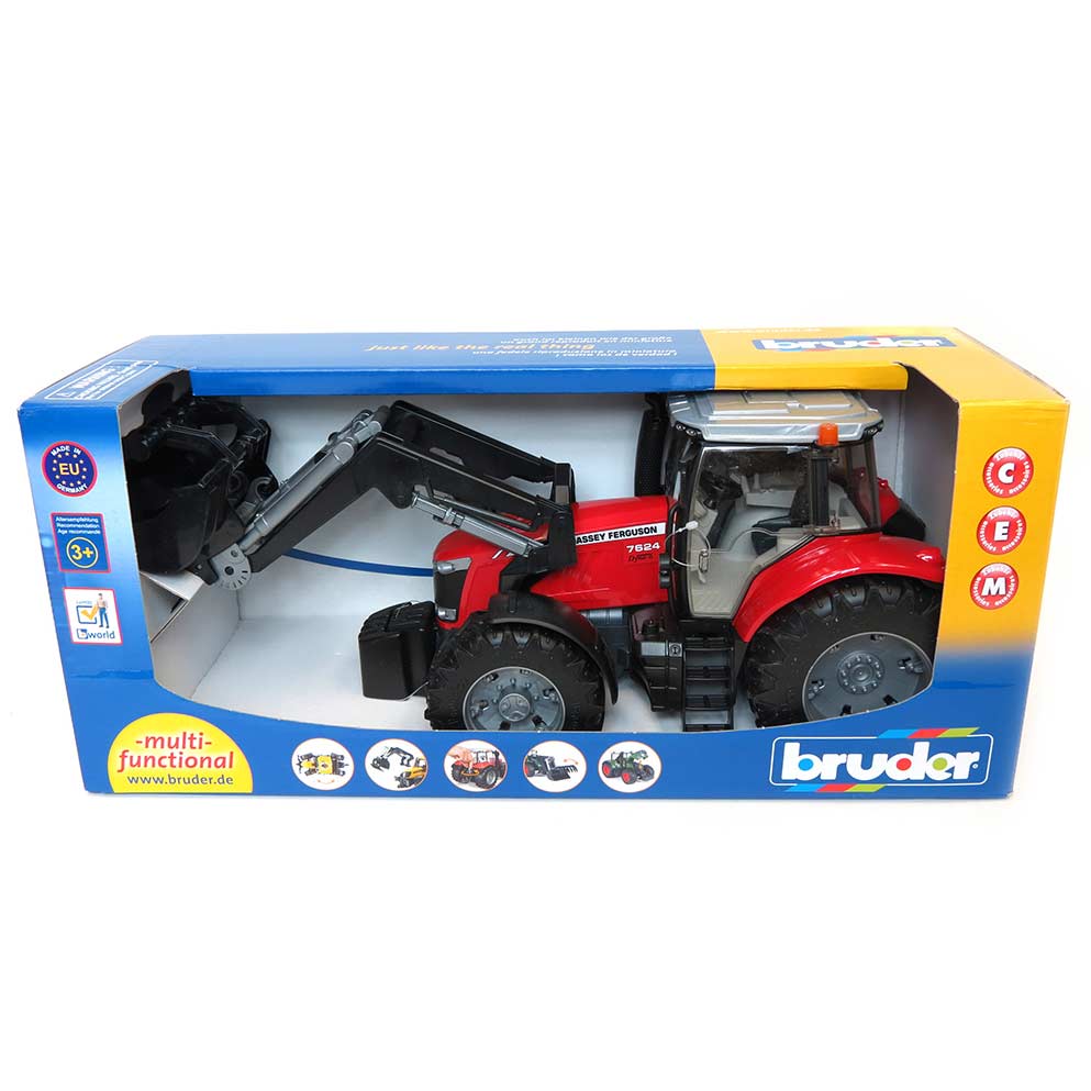 1/16 Massey Ferguson 7624 Tractor with Front End Loader, Bucket and Grapple - Image 4