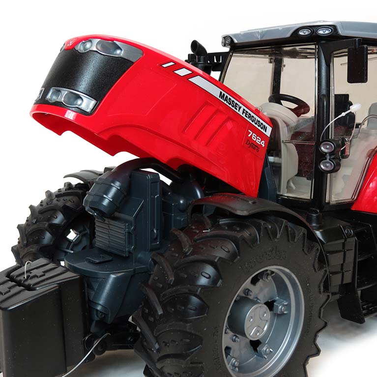 1/16 Massey Ferguson 7624 Tractor with Front End Loader, Bucket and Grapple - Image 6