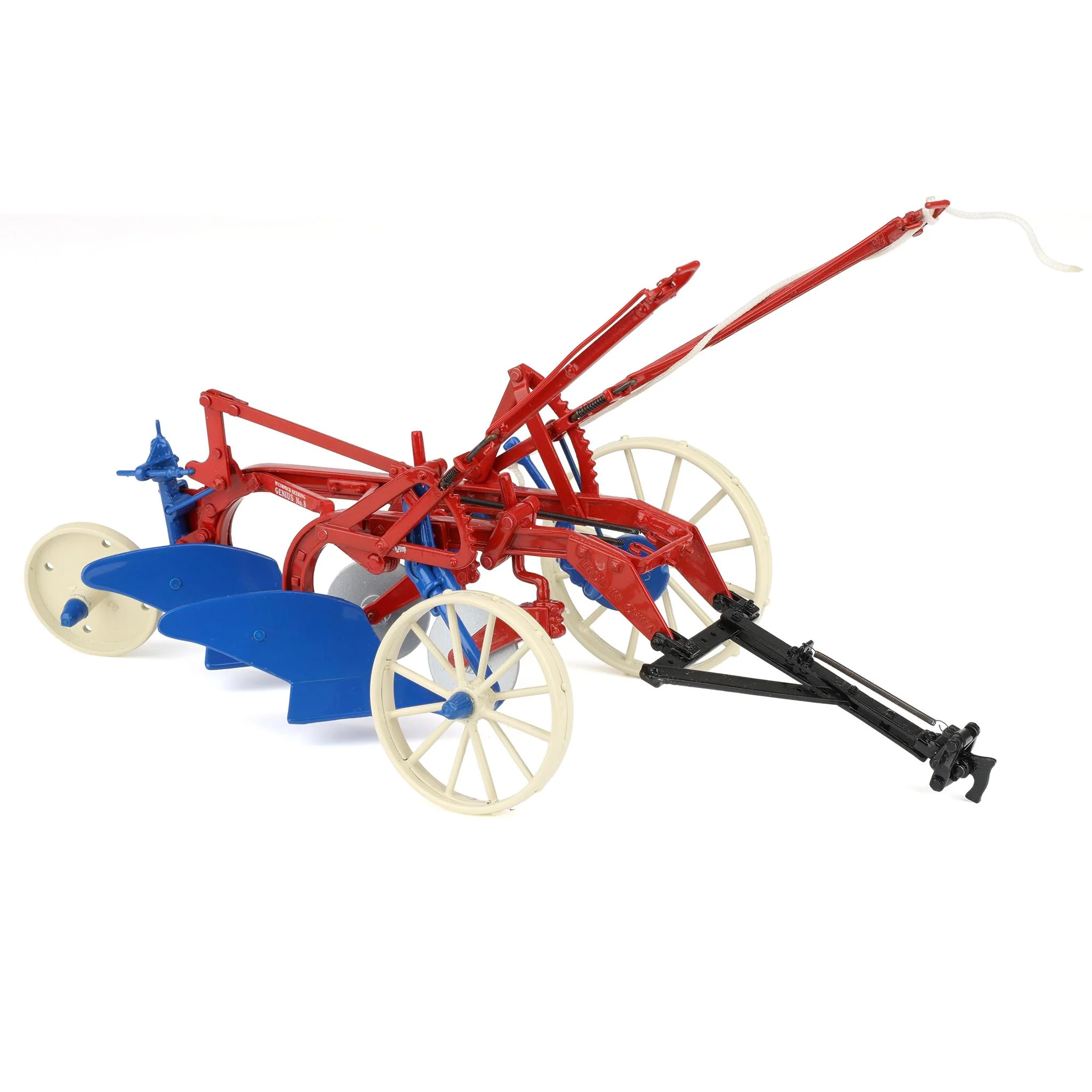 1/16 McCormick Deering Little Genius #8 2-Bottom Plow with Steel Wheels, Precision Series #2 by ERTL