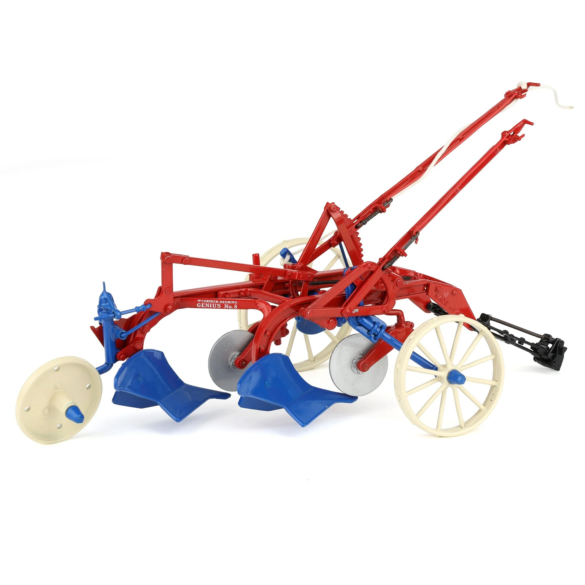 1/16 McCormick Deering Little Genius #8 2-Bottom Plow with Steel Wheels, Precision Series #2 by ERTL - Image 2