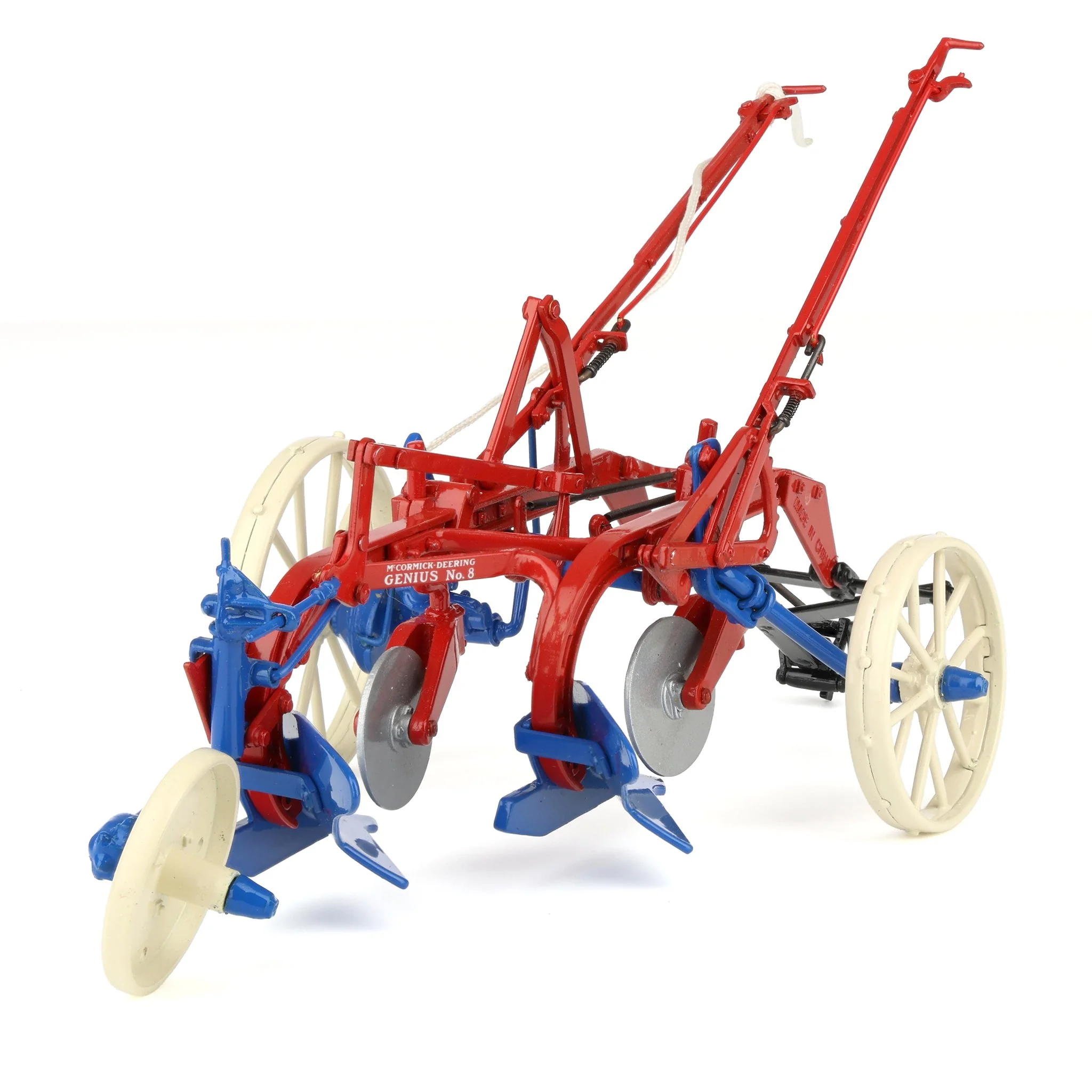 1/16 McCormick Deering Little Genius #8 2-Bottom Plow with Steel Wheels, Precision Series #2 by ERTL - Image 5