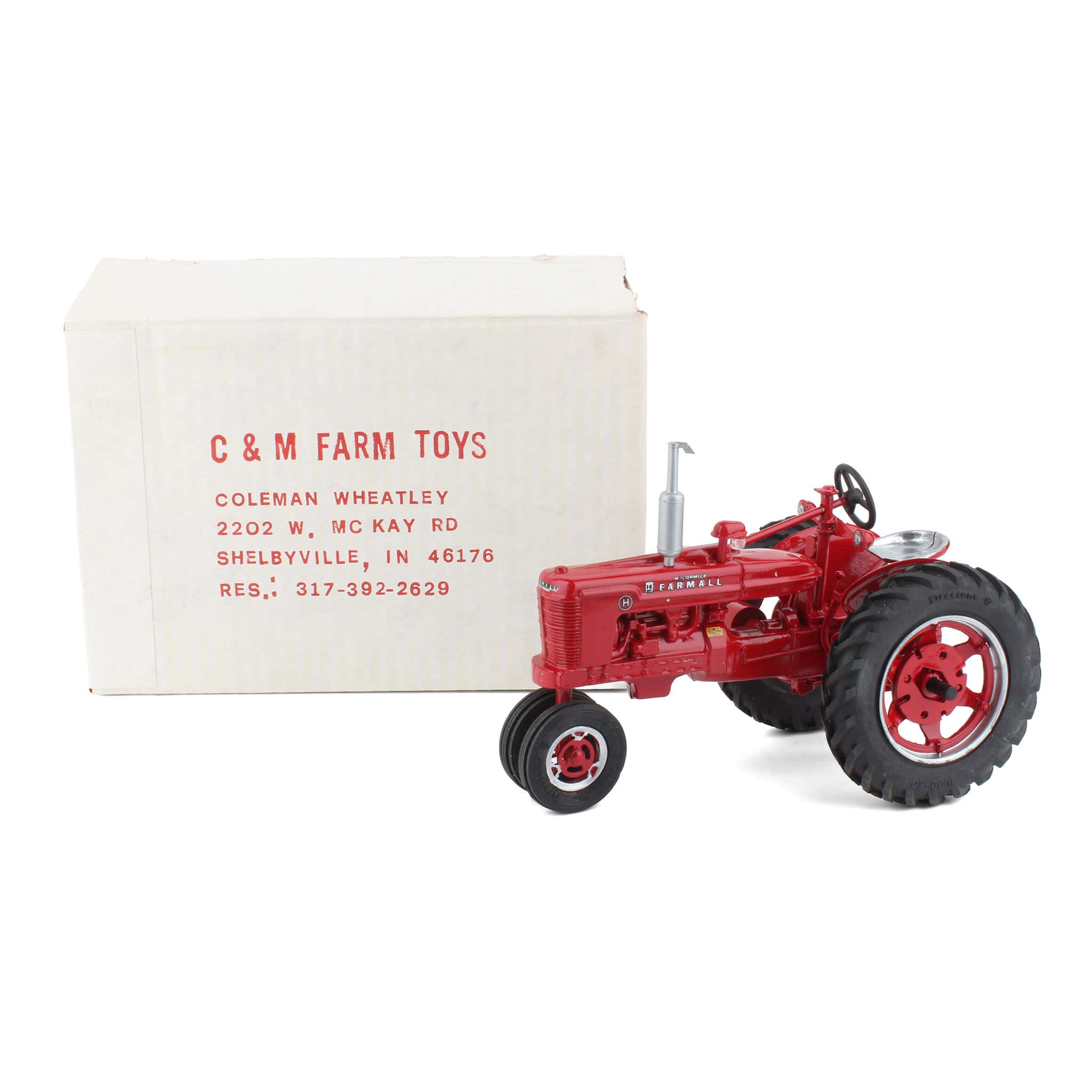 1/16 McCormick Farmall "H" Custom Tractor by C&M Farm Toys