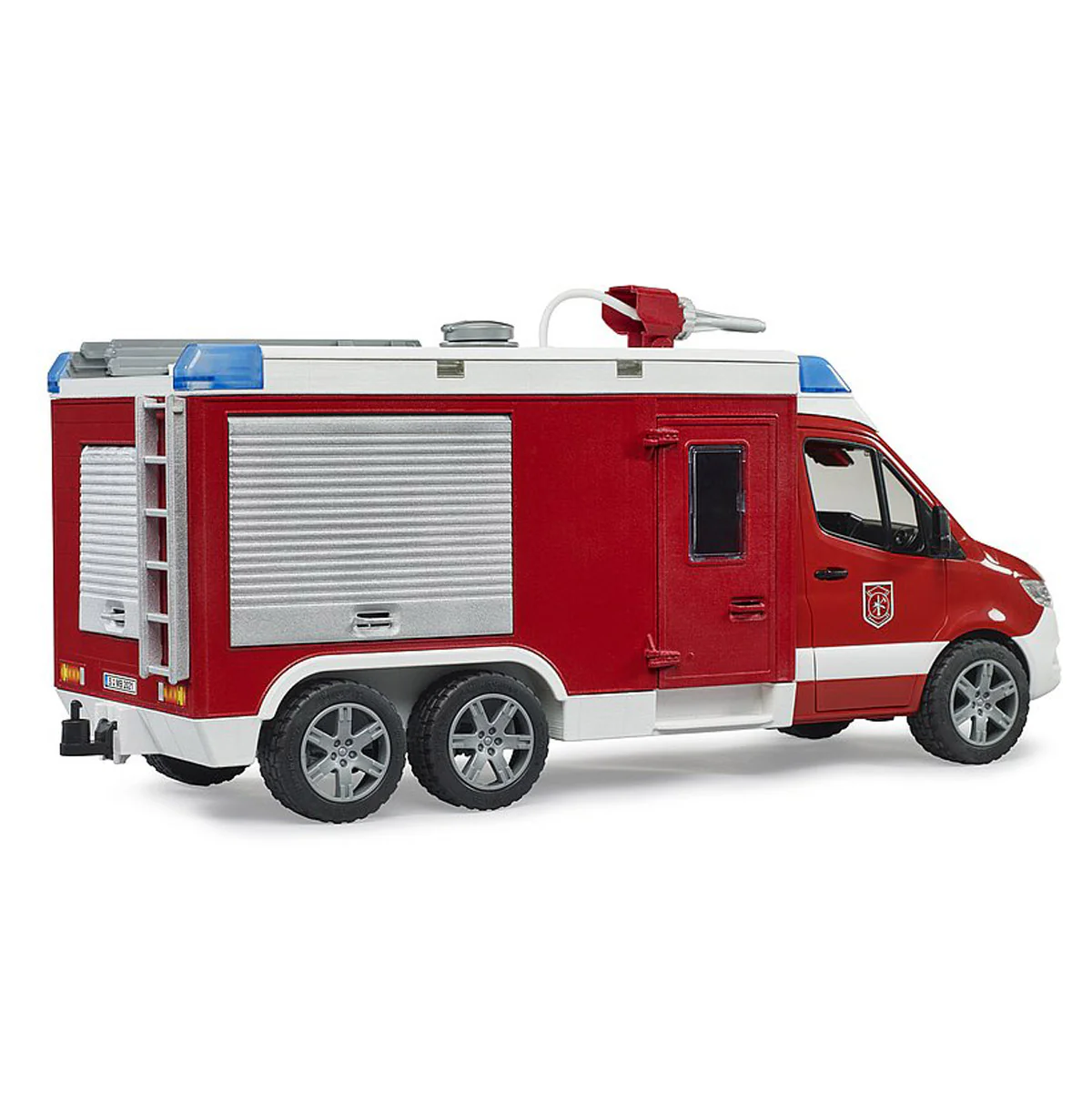 1/16 Mercedes-Benz Sprinter Fire Rescue Truck with Water Pump and Lights & Sounds by Bruder - Image 5