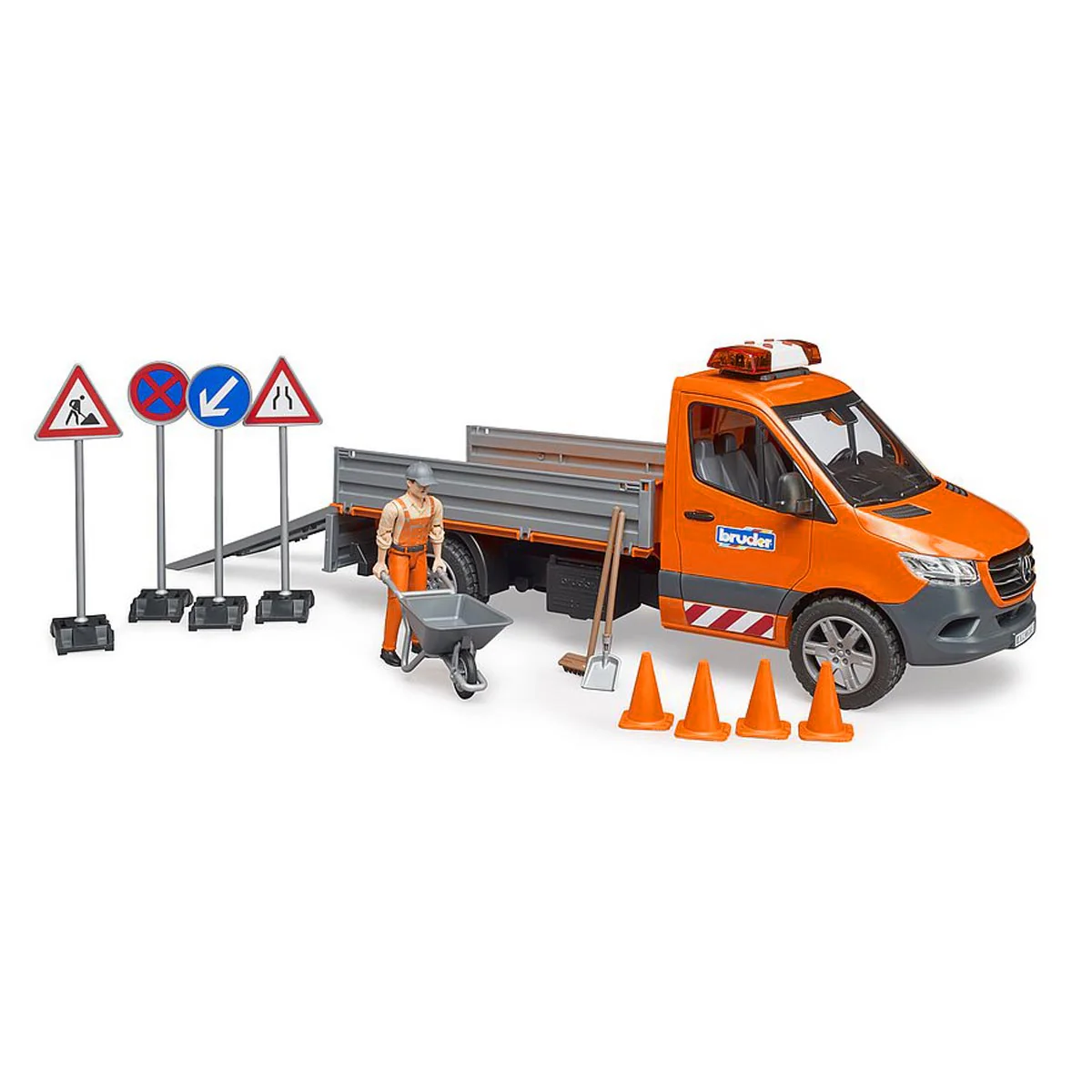 1/16 Mercedes-Benz Sprinter Municipal with Lights & Sound and Accessories by Bruder - Image 2