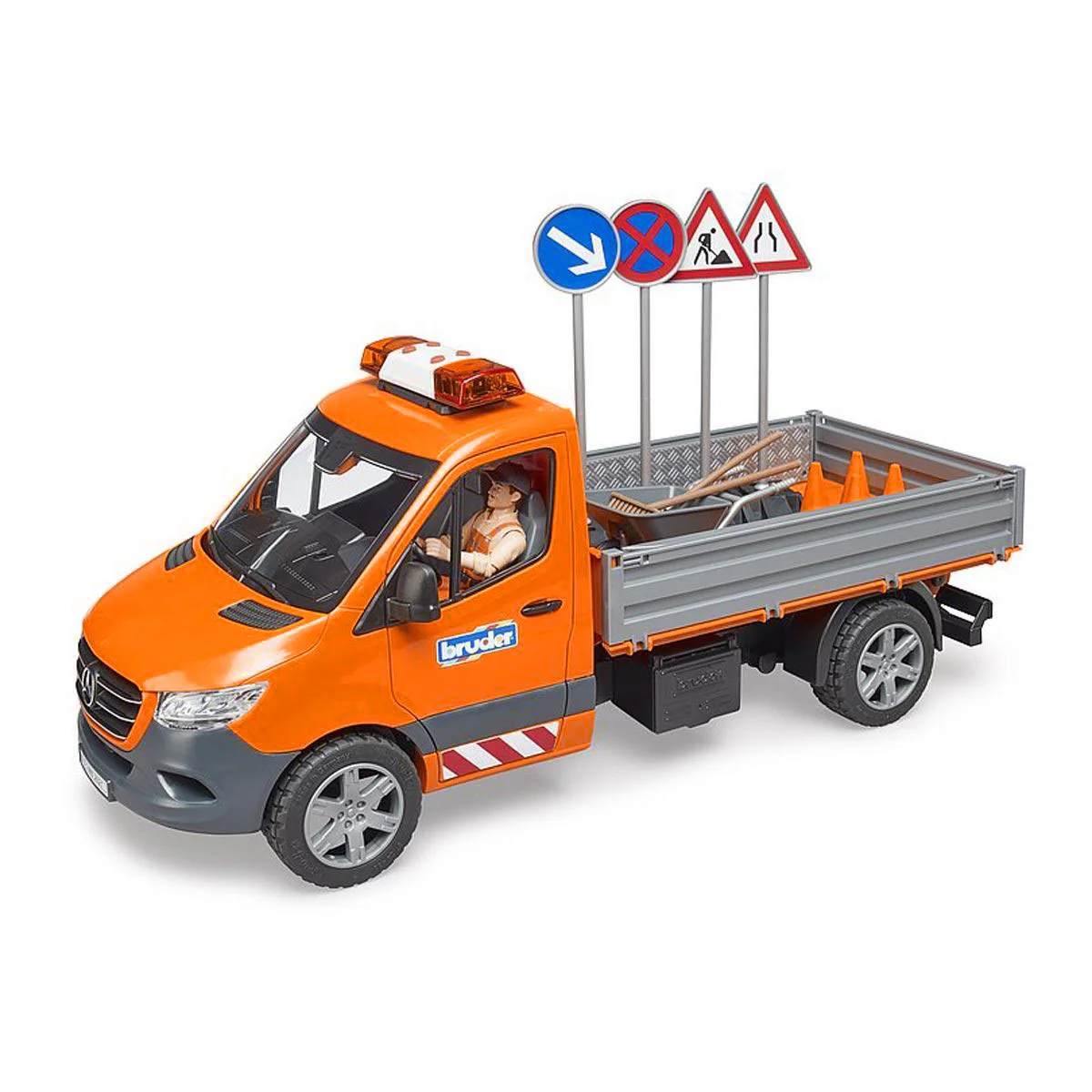 1/16 Mercedes-Benz Sprinter Municipal with Lights & Sound and Accessories by Bruder - Image 5