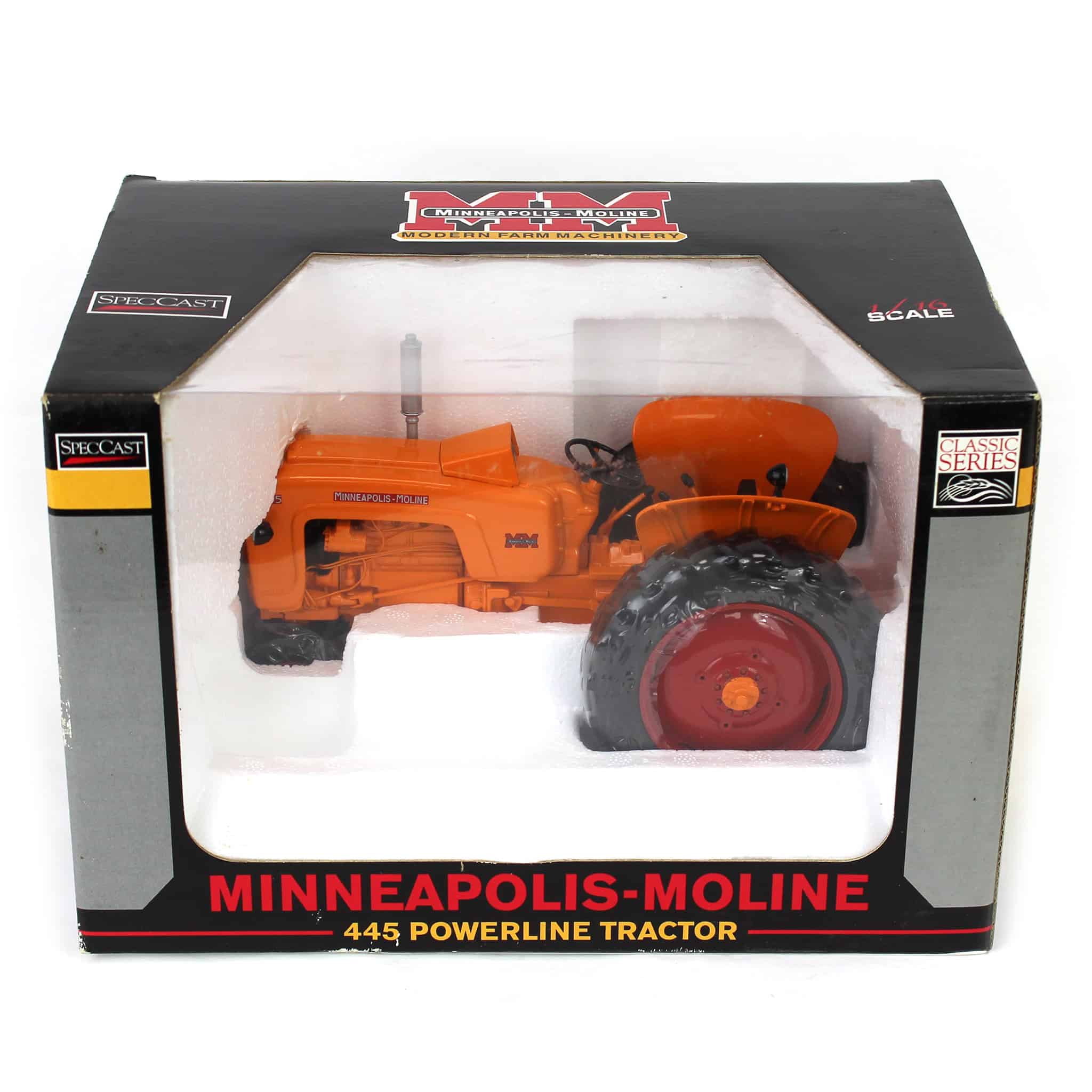 1/16 Minneapolis Moline 445 Powerline Tractor with Narrow Front, SpecCast High Detail Series