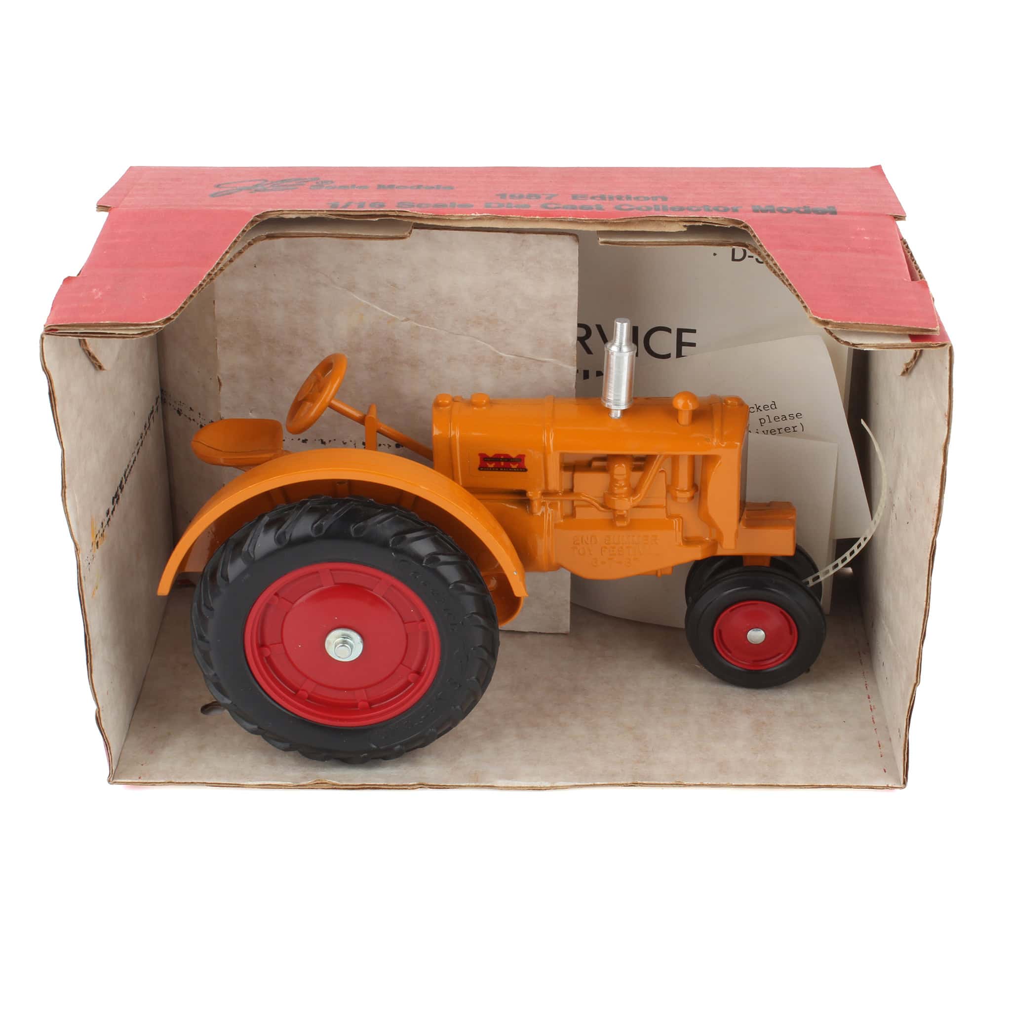 1/16 Minneapolis Moline J 1987 Summer Toy Show Collector Edition by Scale Models