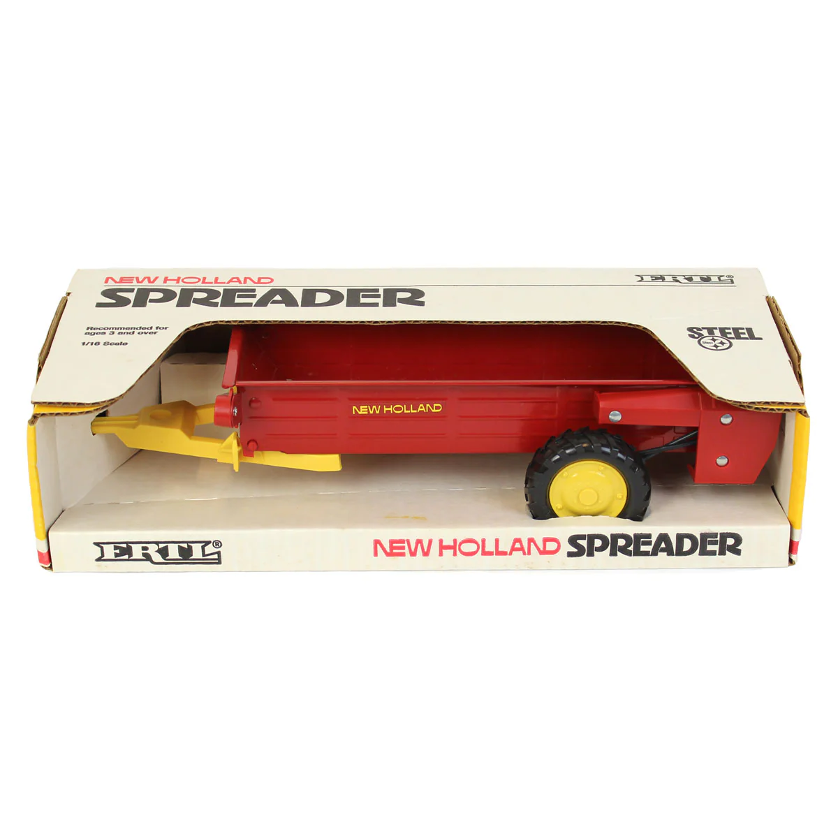 1/16 New Holland Box Spreader with Rear Beater by ERTL