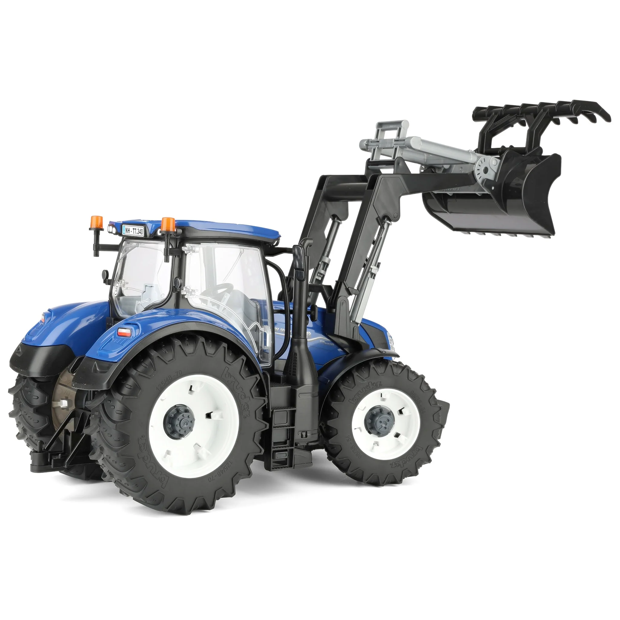 1/16 New Holland T7.340 Tractor with Front Loader by Bruder - Image 3
