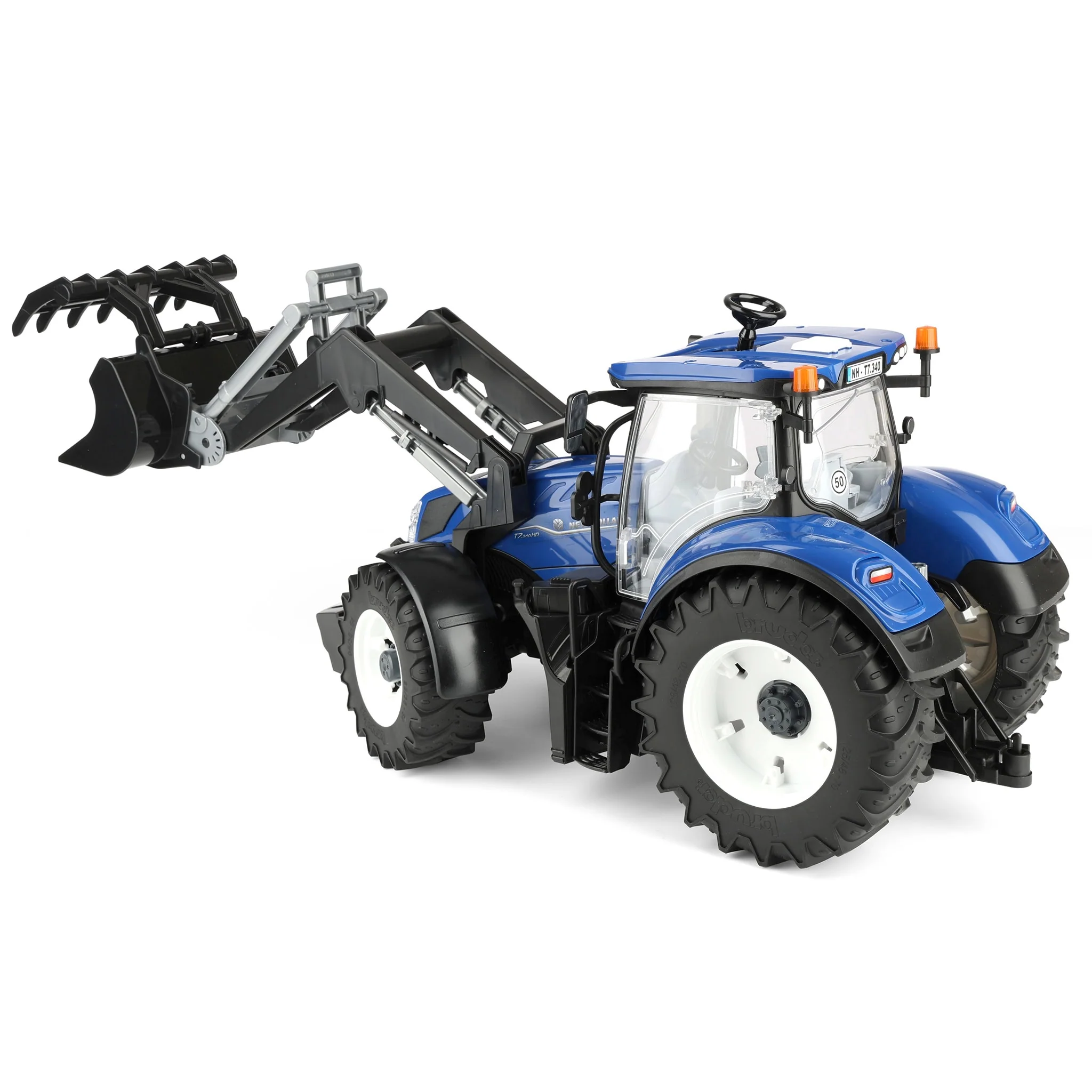 1/16 New Holland T7.340 Tractor with Front Loader by Bruder - Image 4