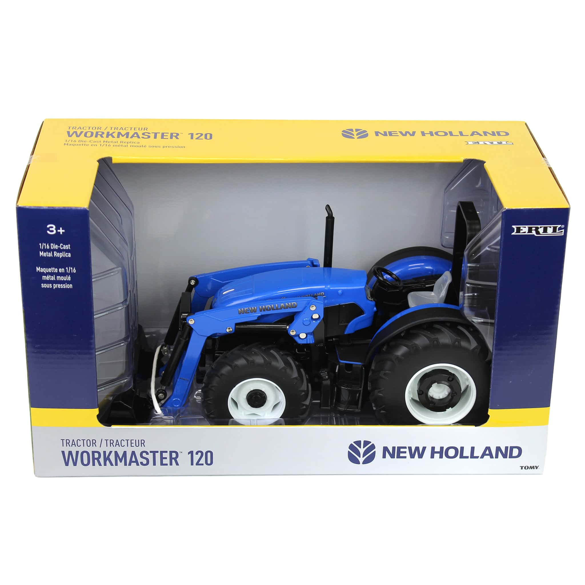 1/16 New Holland Workmaster 120 Tractor with Loader by ERTL - Image 6