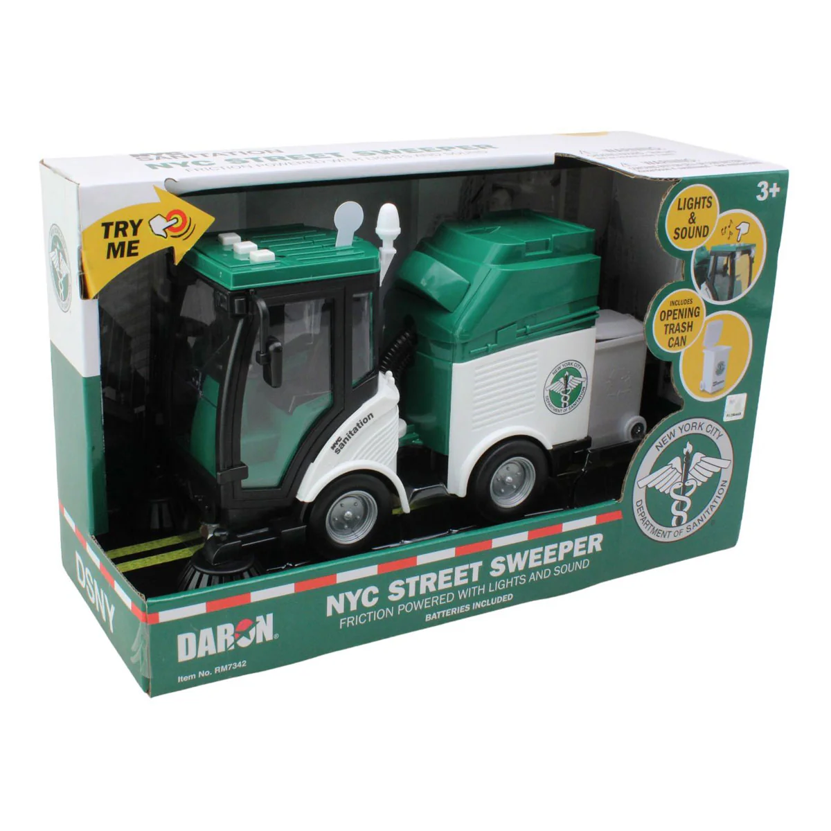1/16 NYC Sanitation Street Sweeper with Lights & Sounds - Image 7