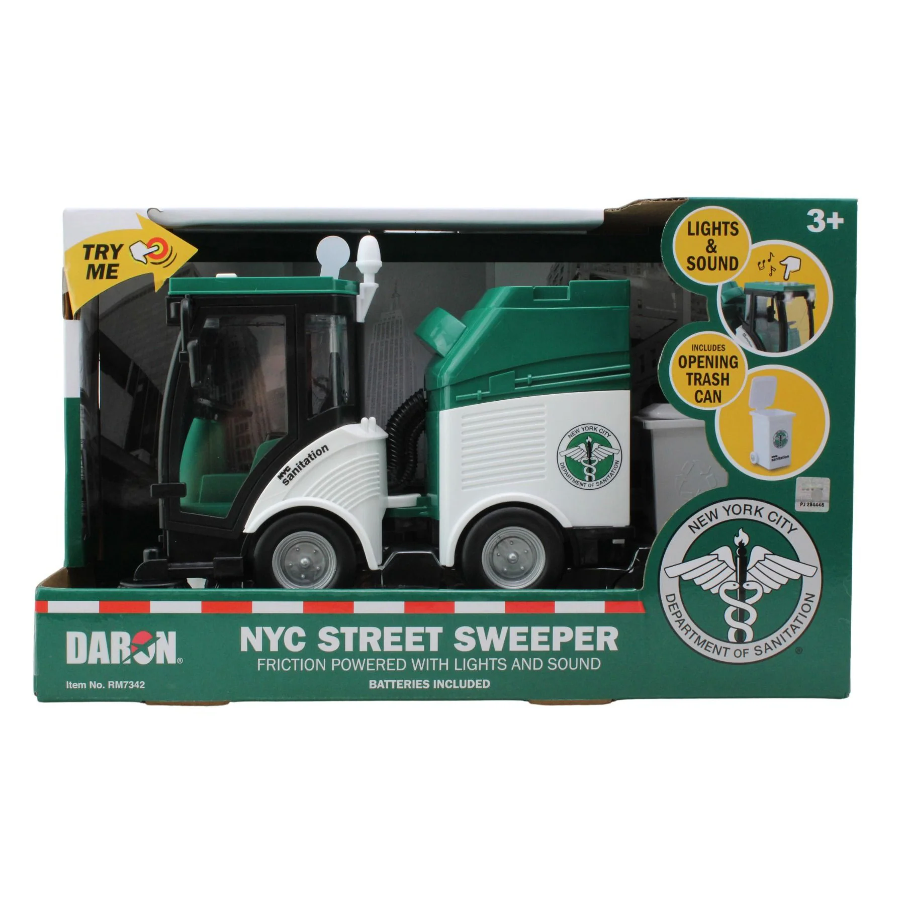 1/16 NYC Sanitation Street Sweeper with Lights & Sounds - Image 8
