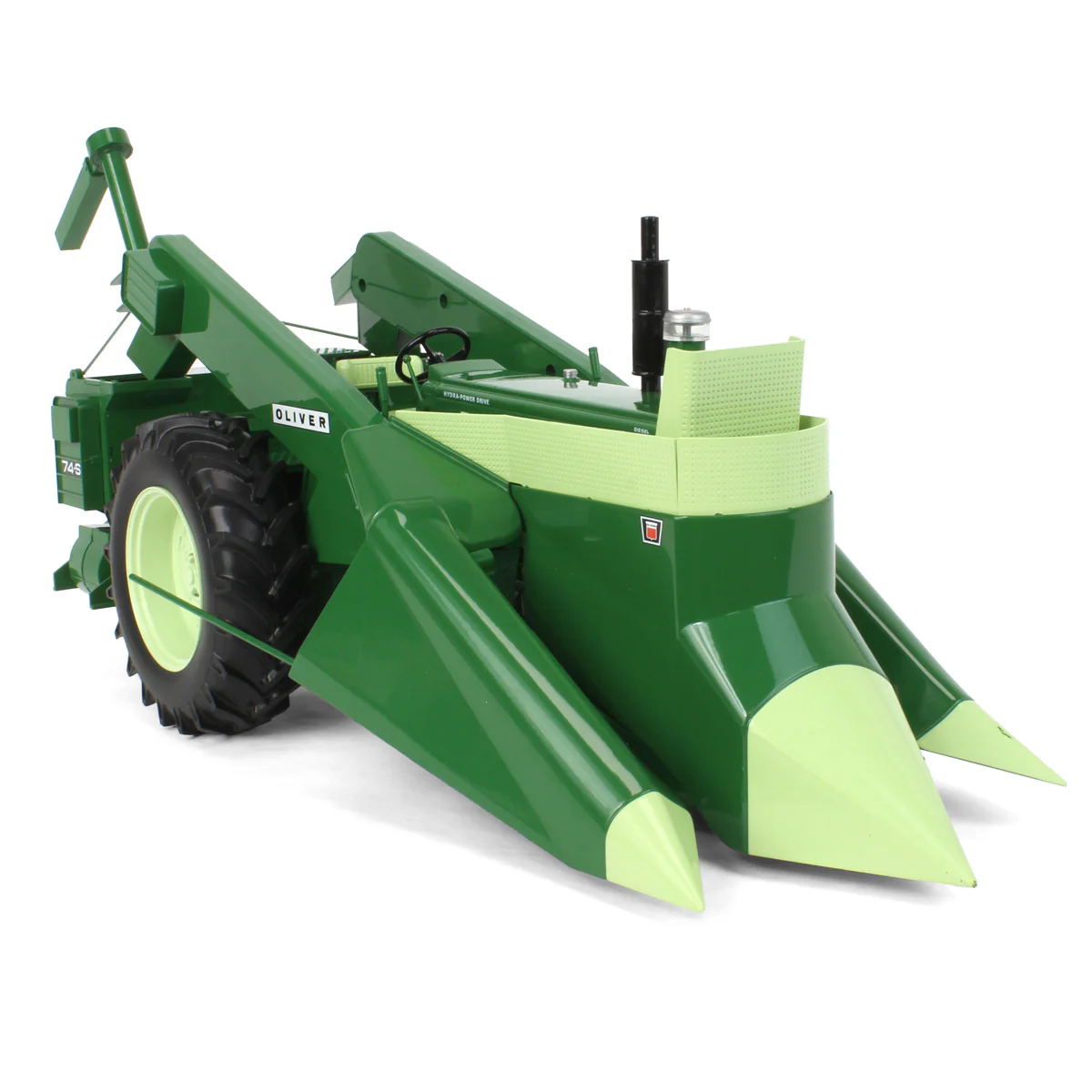 1/16 Oliver 1650 Tractor with 2 Row Picker & Sheller by SpecCast, 2024 Heartland Toy Show - Image 2