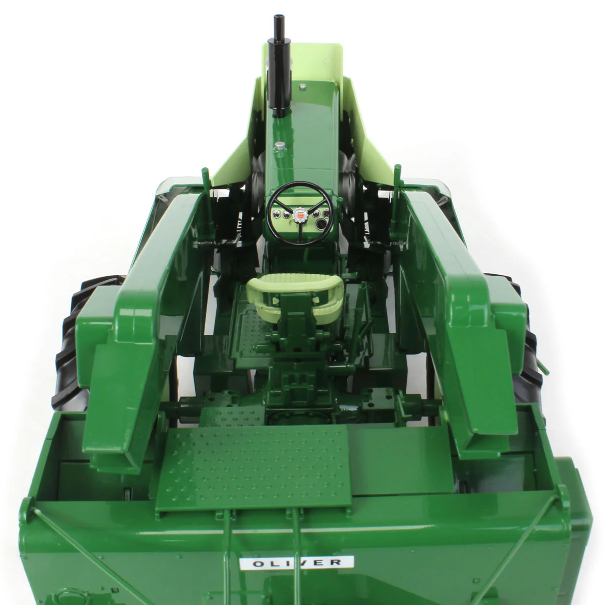 1/16 Oliver 1650 Tractor with 2 Row Picker & Sheller by SpecCast, 2024 Heartland Toy Show - Image 5