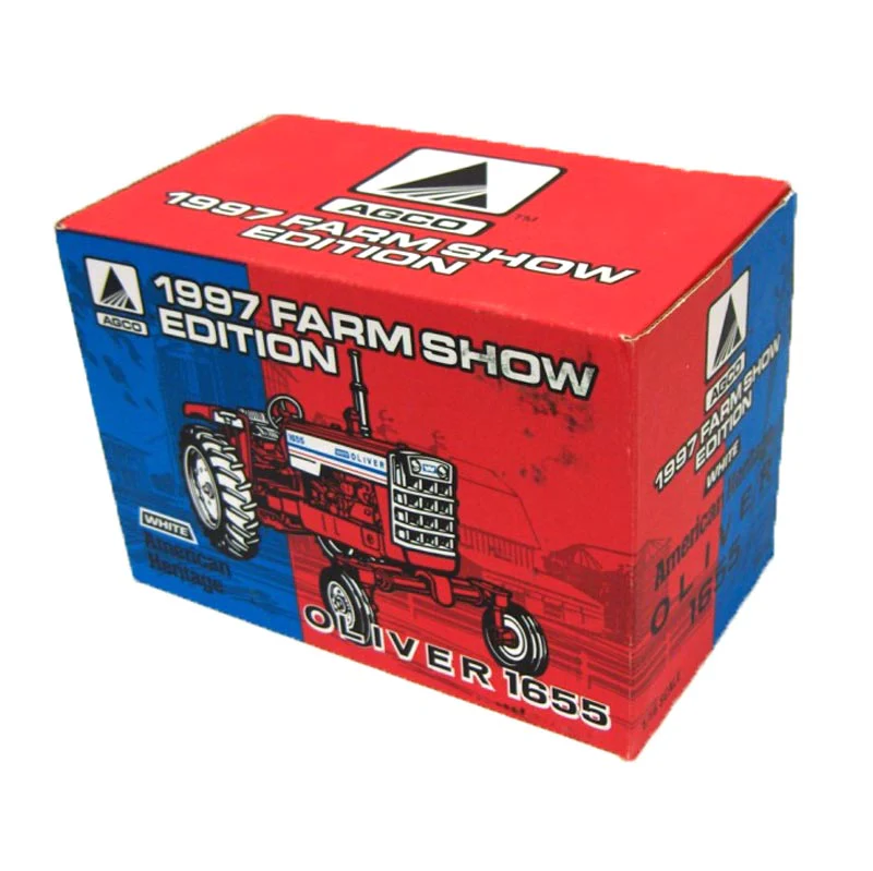 1/16 Oliver 1655 Tractor with Wide Front and Fenders, 1997 Farm Show Edition by ERTL
